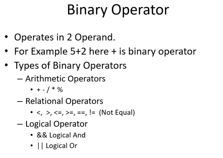 Operator - Practicise