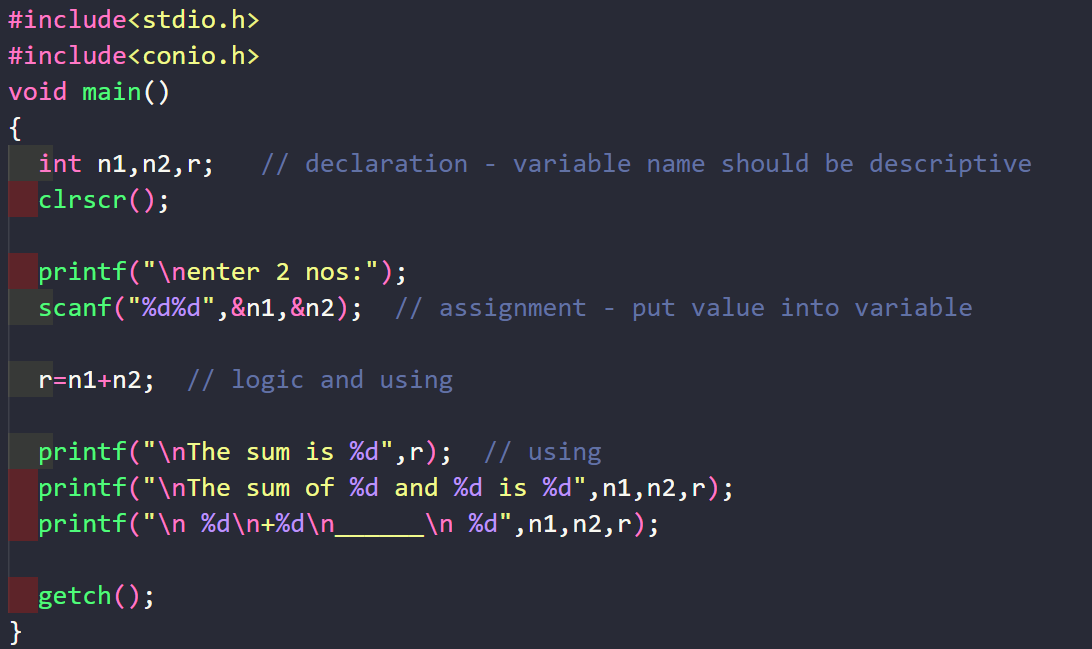 Take input from user – Practicise