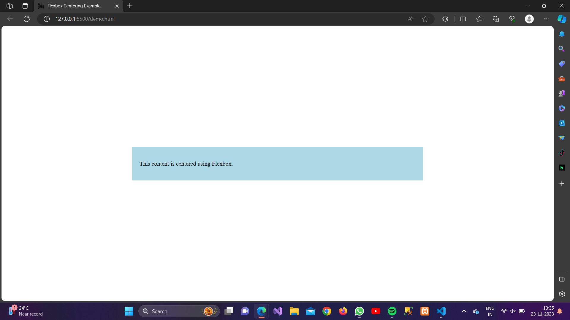 Vertical Alignment (verticalalign) Practicise