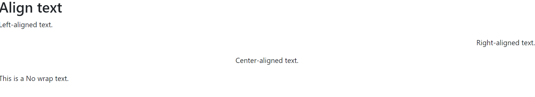 Bootstrap typography classes - Practicise