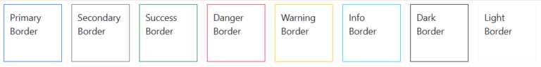 Bootstrap5 Borders - Practicise