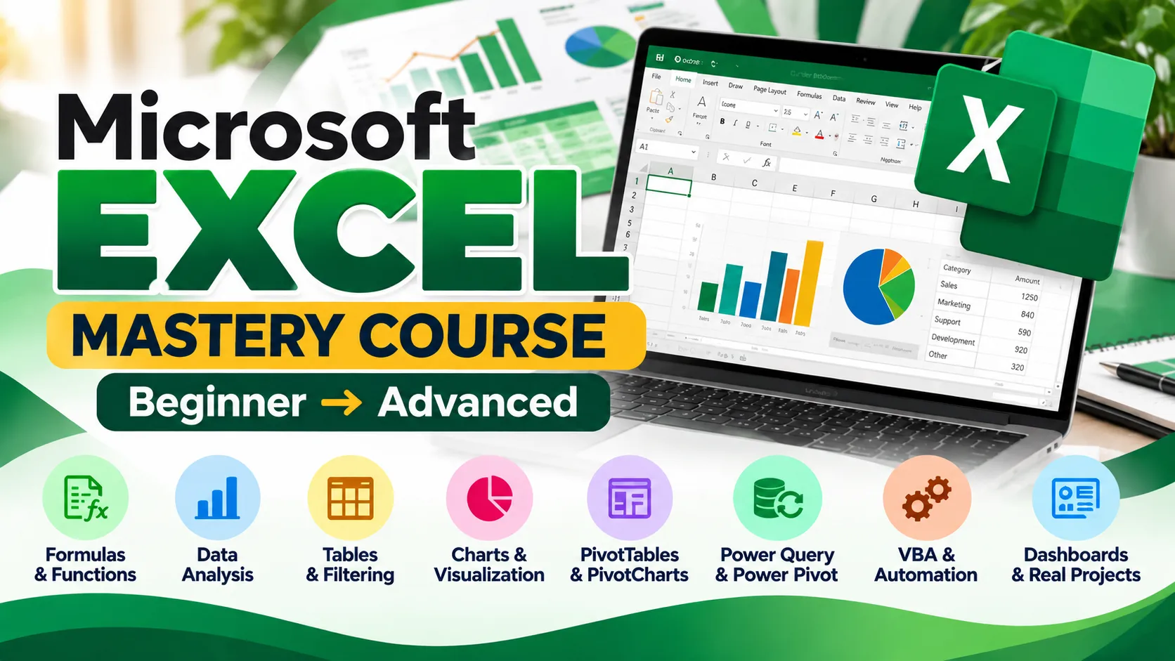 Excel Mastery – Beginner to Advanced